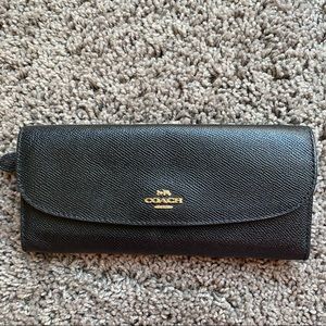 Black coach wallet